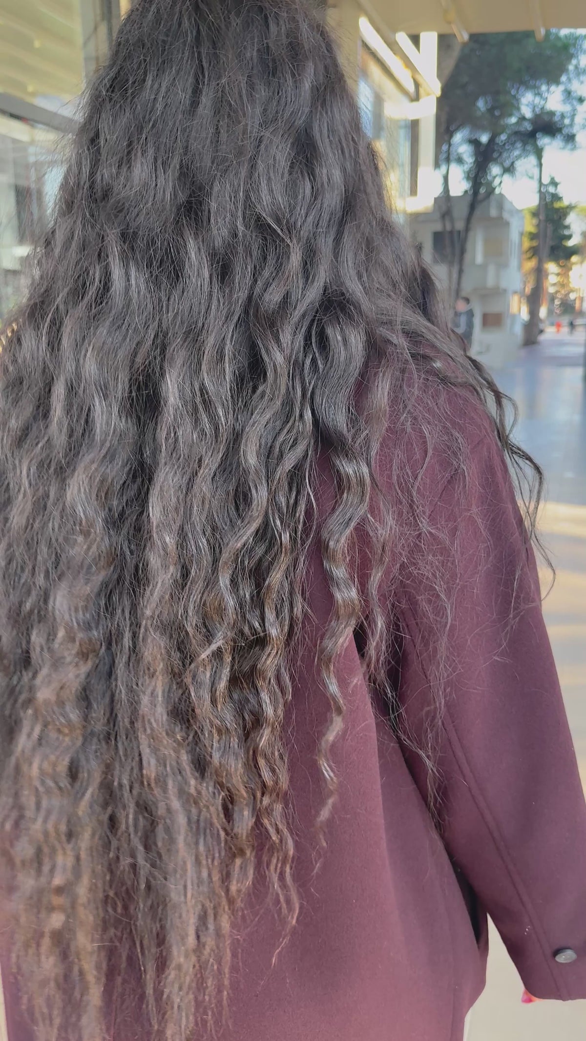 Mèches Rare Wavy, cheveux bruts d'Inde donneuse unique – vidéo 5