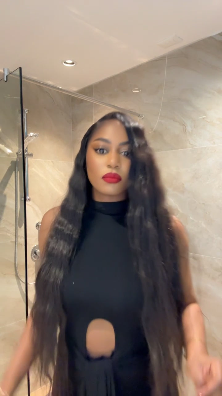 Mèches Rare Wavy, cheveux bruts d'Inde donneuse unique – vidéo 4